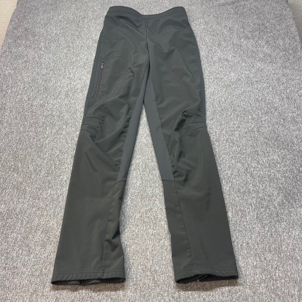 Title Nine Cold Killer Pants Womens XS Green Fleece Lined Softshell Hiking